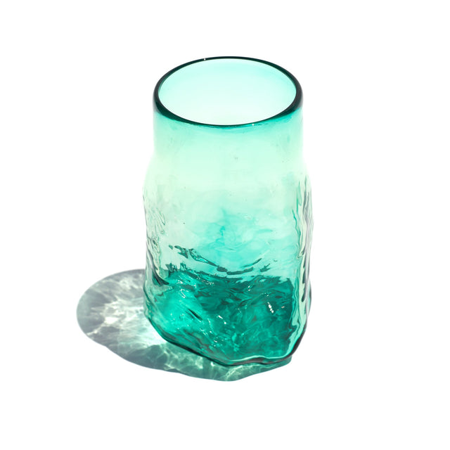 LUKE JACOMB STUDIO Crushed Tumbler - Jade