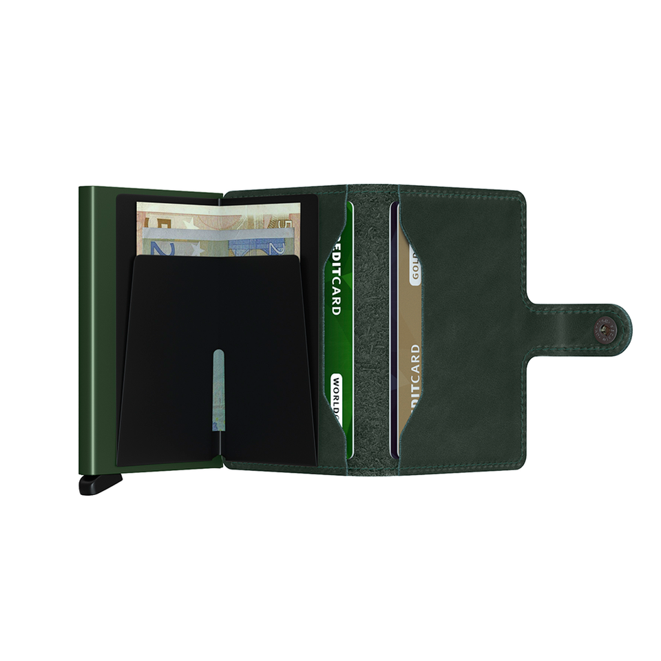 SECRID Miniwallet Leather - Original Green | the OBJECT ROOM