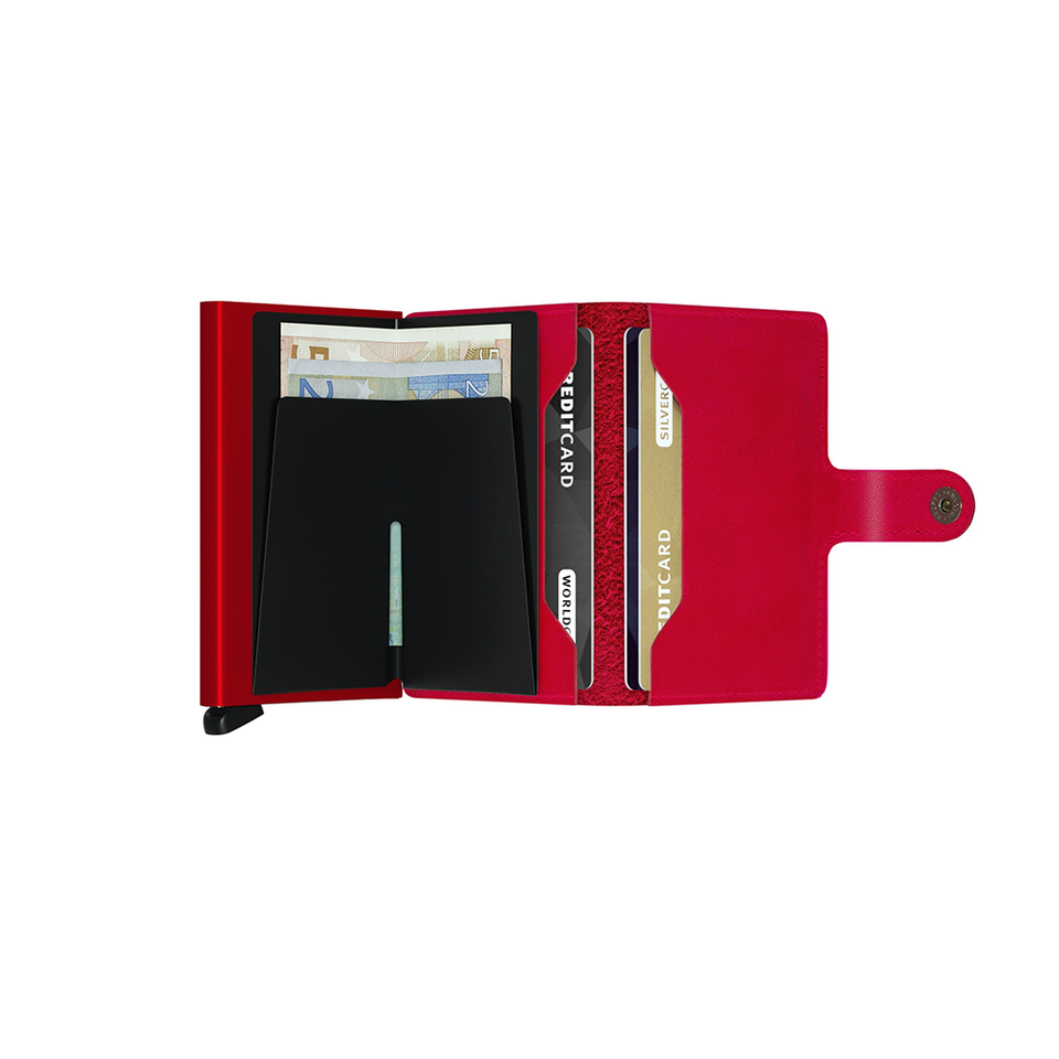 SECRID Miniwallet Leather - Original Red-Red | the OBJECT ROOM