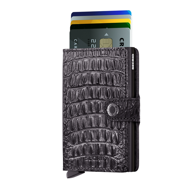 SECRID Miniwallet Leather - Nile Black | the OBJECT ROOM