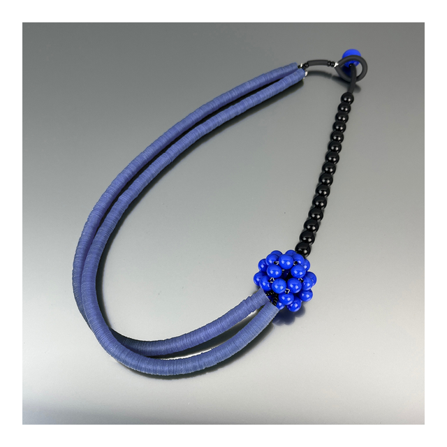 MARINA E SUSANNA SENT Glass Necklace - Mora Blue Lapis