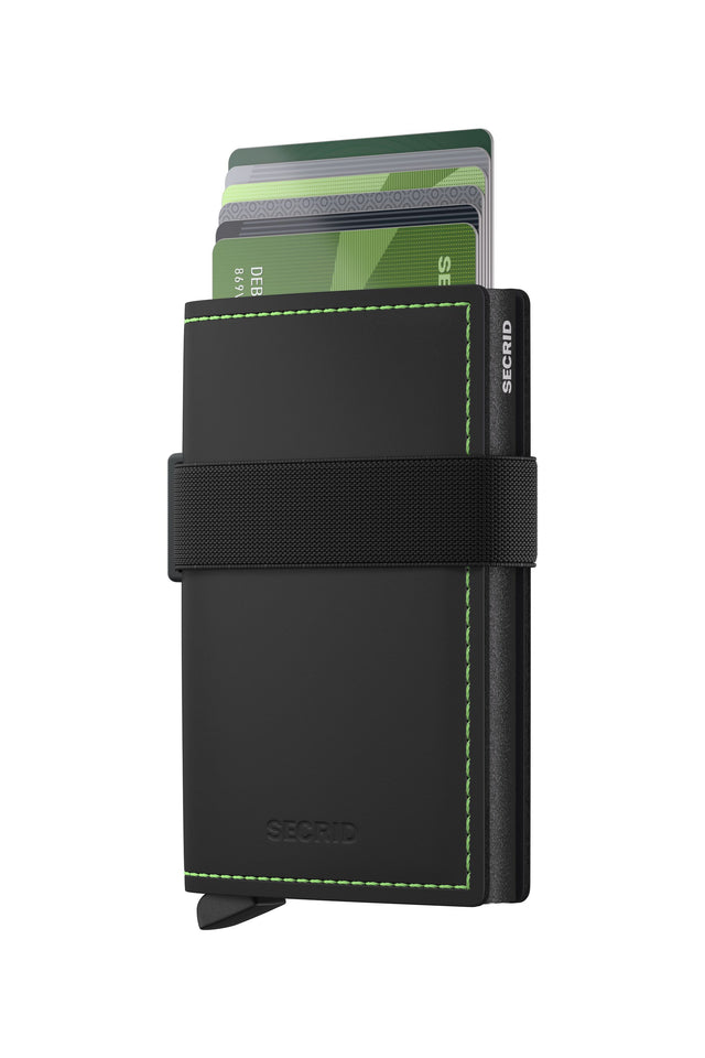 SECRID Bandwallet Matte - Black & Green | the OBJECT ROOM