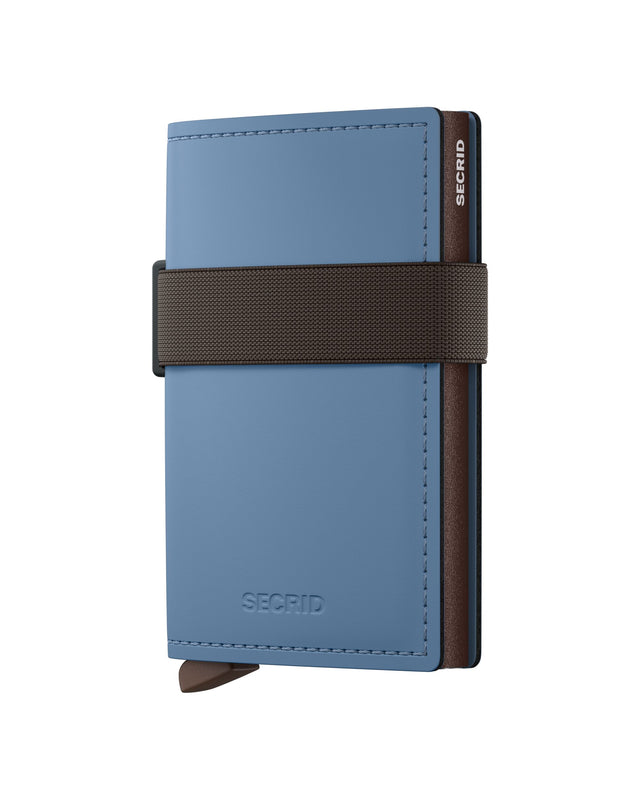 SECRID Bandwallet Matte - Steel Blue-Brown | the OBJECT ROOM