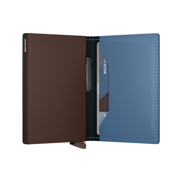 SECRID Bandwallet Matte - Steel Blue-Brown | the OBJECT ROOM