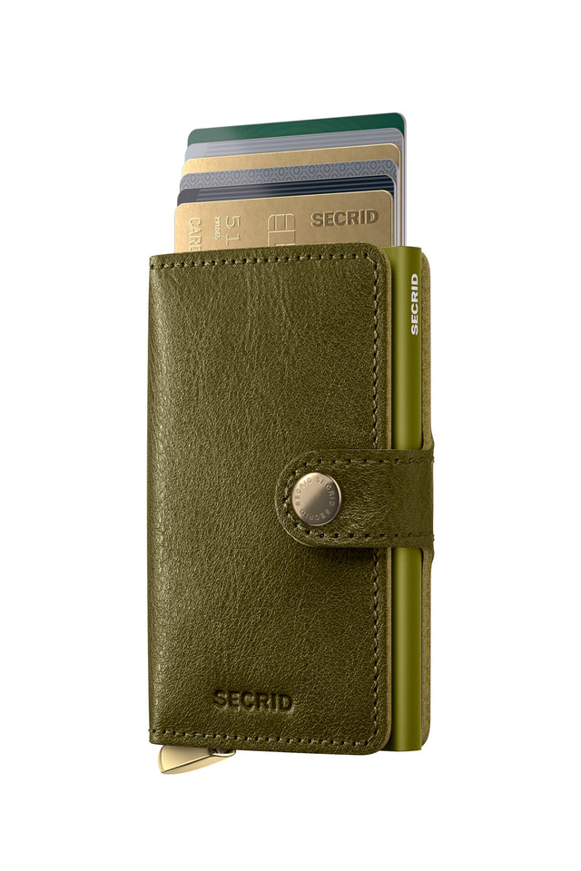 SECRID Premium Miniwallet - Basco Olive + | the OBJECT ROOM