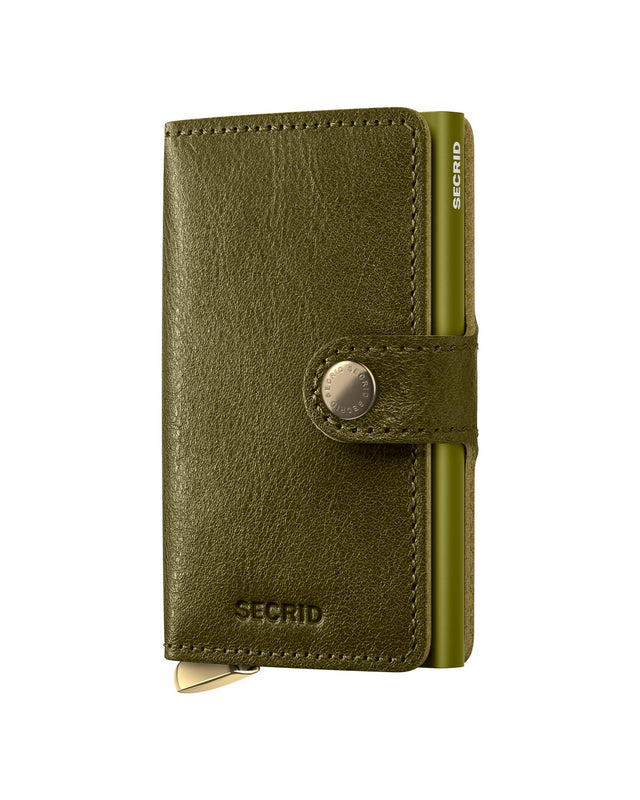 SECRID Premium Miniwallet - Basco Olive + | the OBJECT ROOM