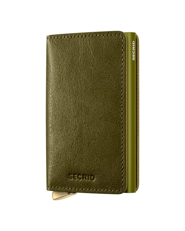 SECRID Premium Slimwallet - Basco Olive + | the OBJECT ROOM