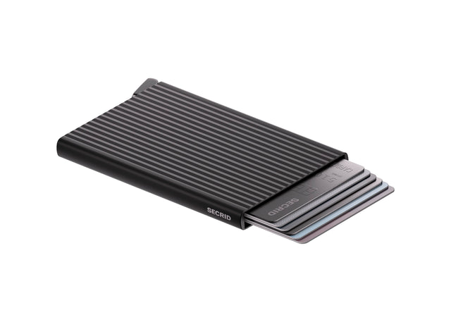 SECRID Premium Cardprotector - Fluted Black + | the OBJECT ROOM