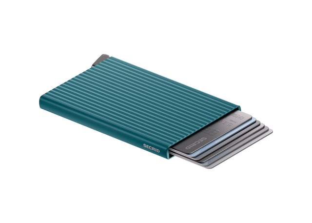 SECRID Premium Cardprotector - Fluted Teal + | the OBJECT ROOM