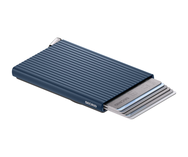 SECRID Premium Cardprotector+ for Magsafe Fluted - Navy | the OBJECT ROOM