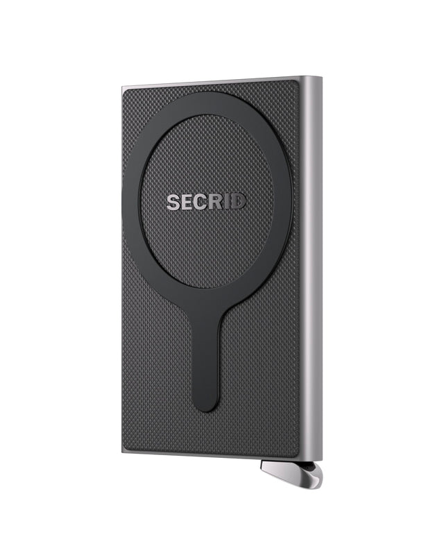 SECRID Premium Cardprotector+ for Magsafe Fluted - Silver | the OBJECT ROOM