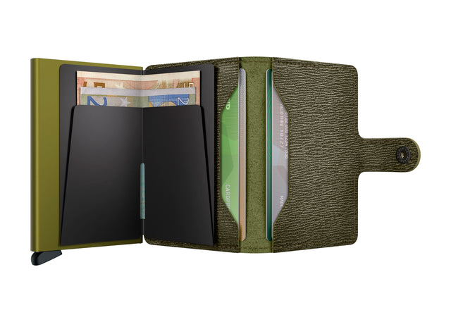 SECRID Miniwallet Leather - Crisple Kelp | the OBJECT ROOM