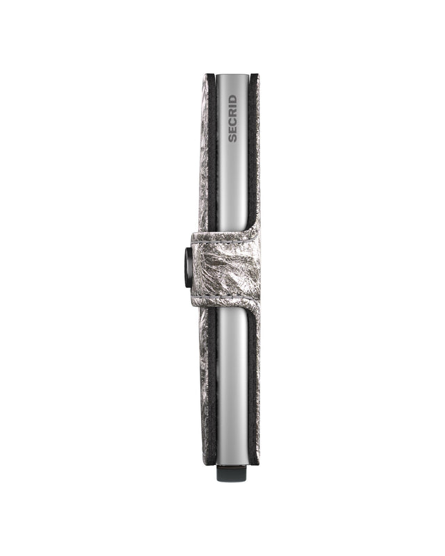 SECRID Miniwallet Leather - Crunch Silver | the OBJECT ROOM