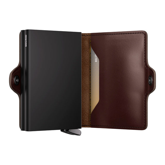SECRID Premium Twinwallet+ Dusk - Dark Brown | the OBJECT ROOM