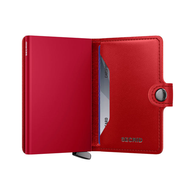 SECRID Premium Miniwallet - Emboss Diamond Red + | the OBJECT ROOM