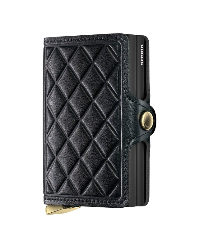 SECRID Premium Twinwallet - Emboss Diamond Black + | the OBJECT ROOM