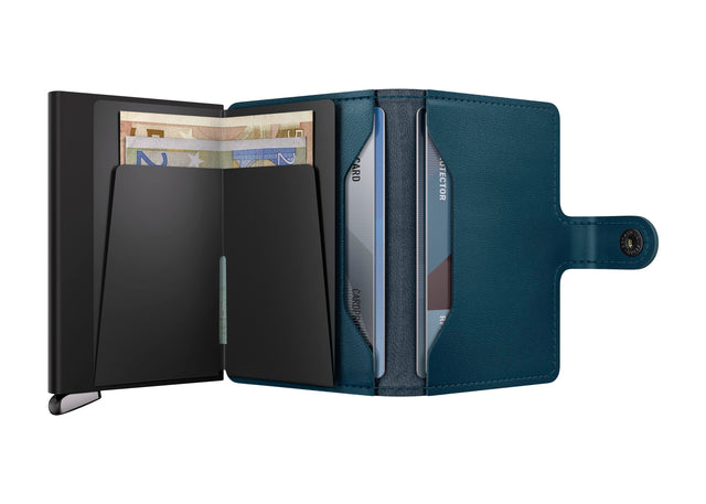 SECRID Premium Miniwallet Emboss Lines Teal + | the OBJECT ROOM