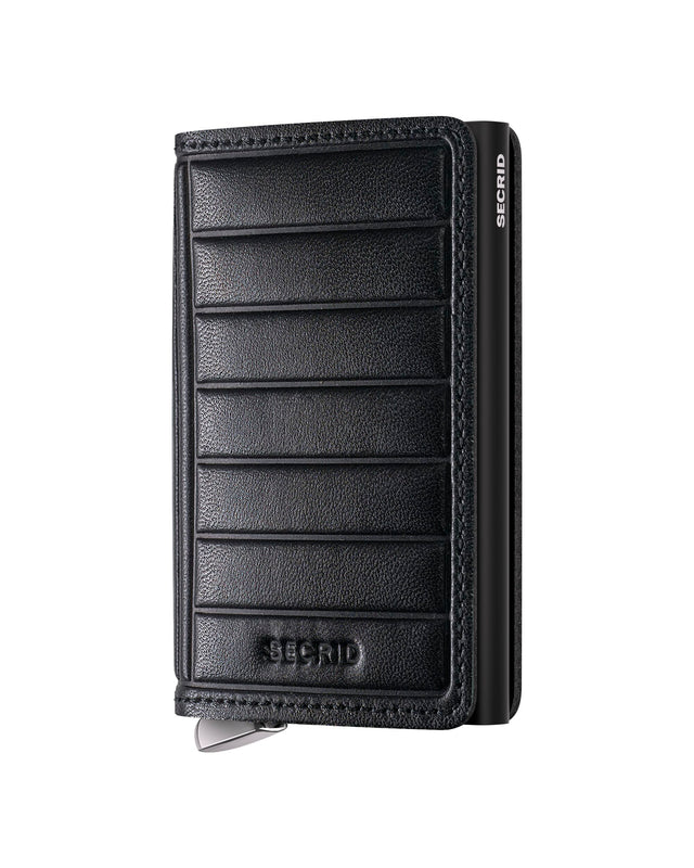 SECRID Premium Slimwallet Emboss Lines Black + | the OBJECT ROOM