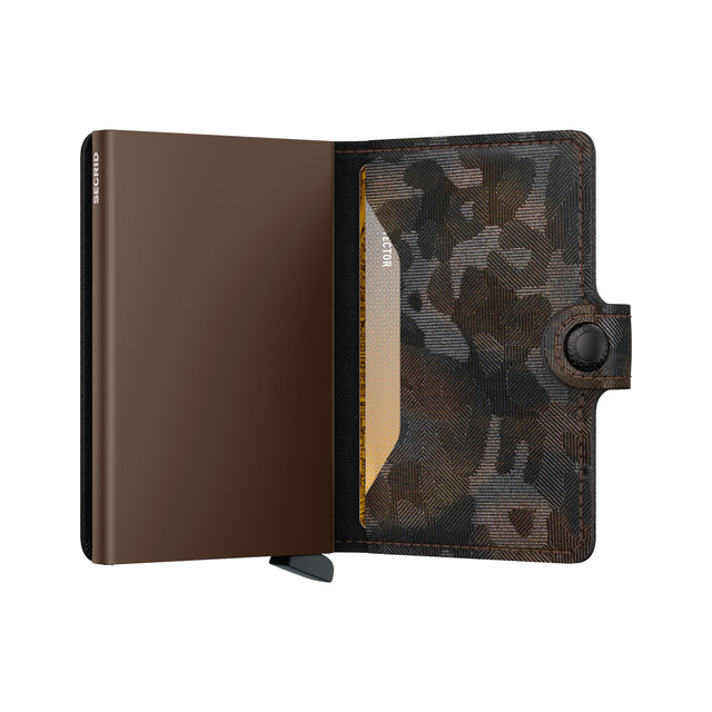 SECRID Miniwallet Leather - Jungle Brown | the OBJECT ROOM