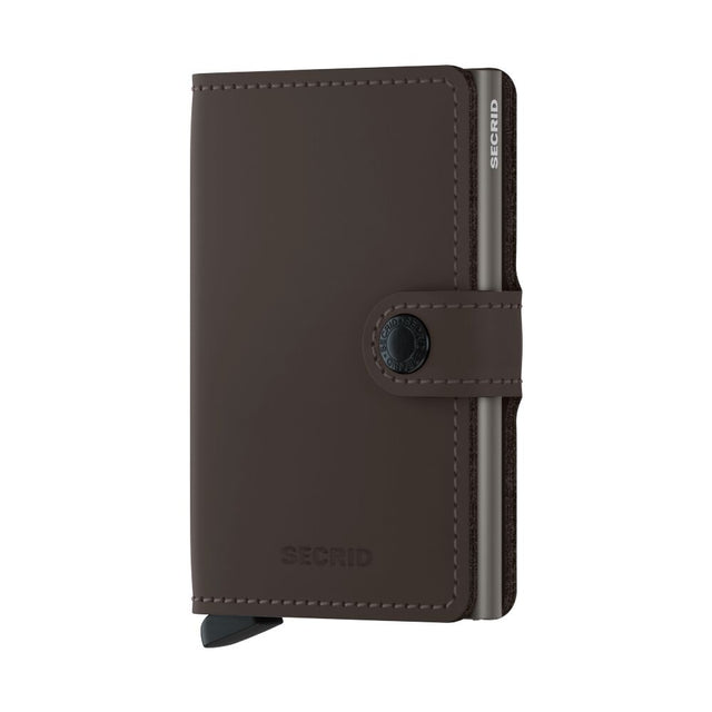 SECRID Miniwallet Leather - Matte Truffle