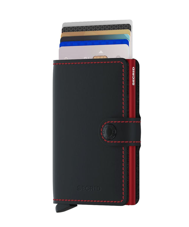 SECRID Miniwallet Matte - Black & Red | the OBJECT ROOM