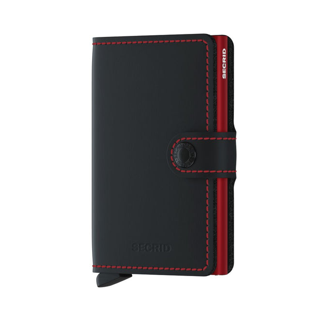 SECRID Miniwallet Matte - Black & Red | the OBJECT ROOM