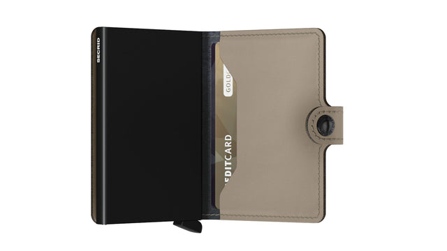SECRID Miniwallet Leather - Matte Desert | the OBJECT ROOM