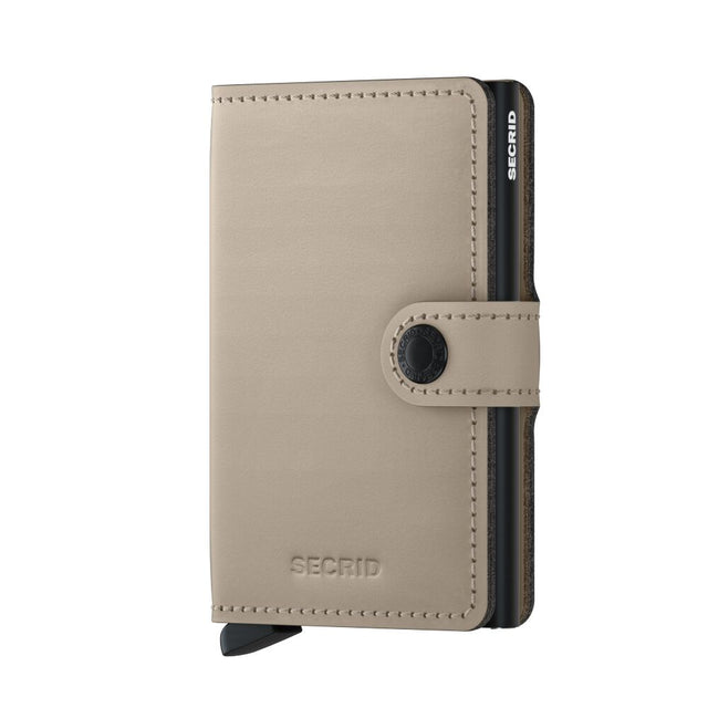 SECRID Miniwallet Leather - Matte Desert | the OBJECT ROOM