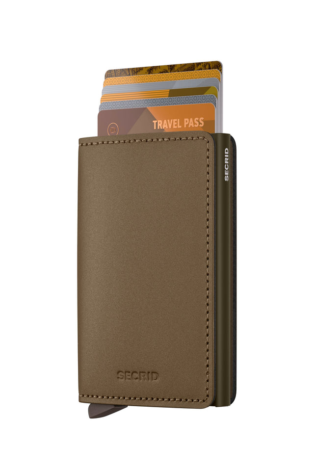 SECRID Slimwallet Matte - Satin Bronze | the OBJECT ROOM