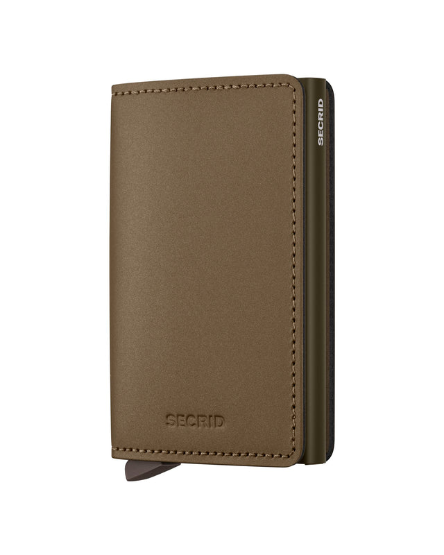 SECRID Slimwallet Matte - Satin Bronze | the OBJECT ROOM