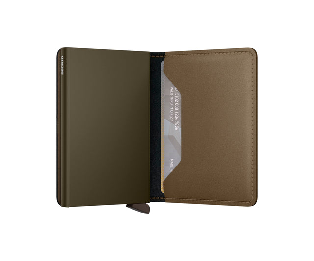 SECRID Slimwallet Matte - Satin Bronze | the OBJECT ROOM