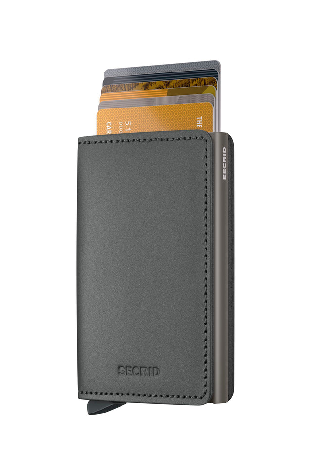 SECRID Slimwallet Matte - Satin Steel | the OBJECT ROOM