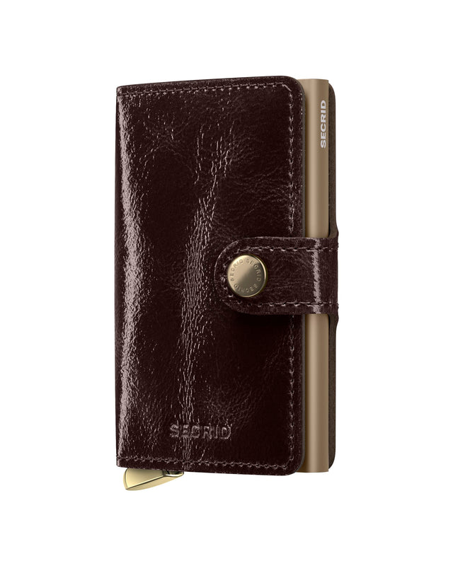 SECRID Premium Miniwallet - Naplak Mahogany + | the OBJECT ROOM