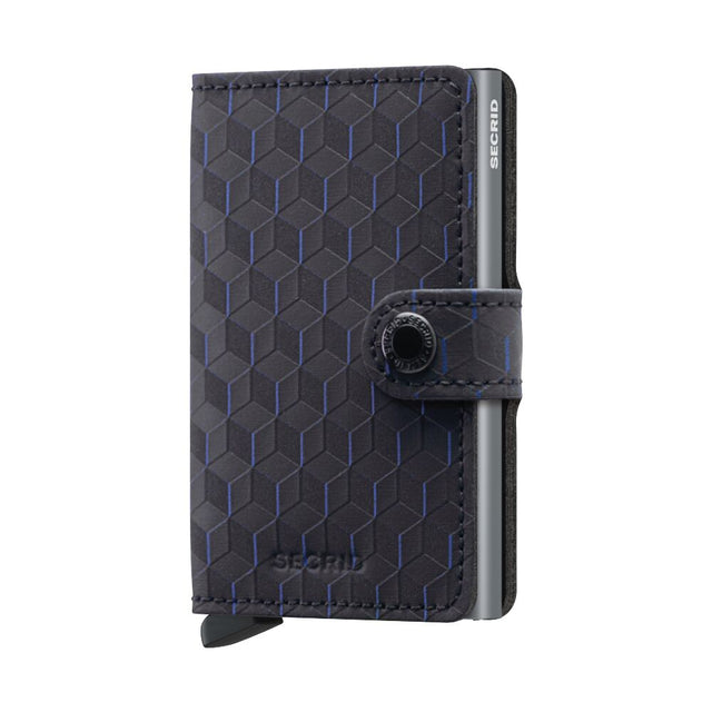 SECRID Miniwallet Leather - Optical Black-Titanium | the OBJECT ROOM