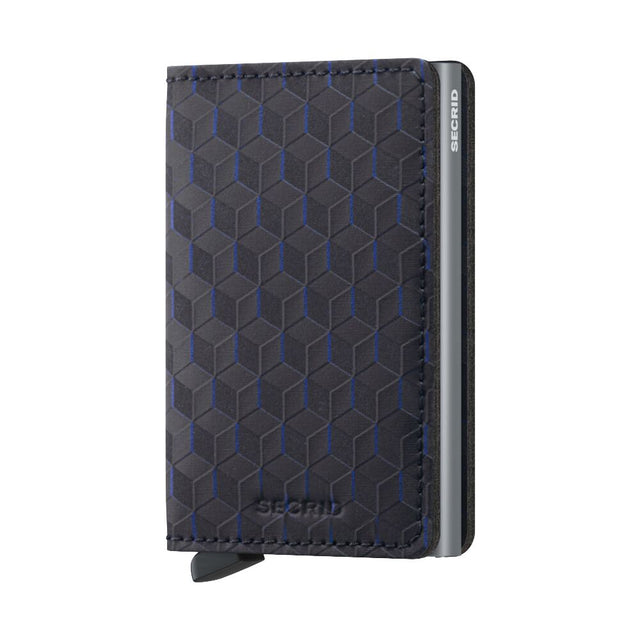 SECRID Slimwallet Leather - Optical Black-Titanium | the OBJECT ROOM