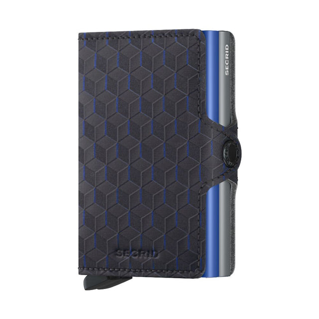 SECRID Twinwallet Leather - Optical Titanium Blue | the OBJECT ROOM