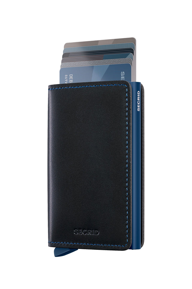 SECRID Slimwallet Original - Black-Navy | the OBJECT ROOM