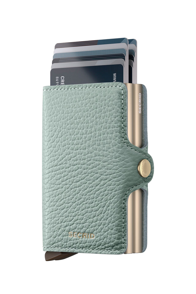 SECRID Twinwallet Leather - Pebble Sea Green | the OBJECT ROOM