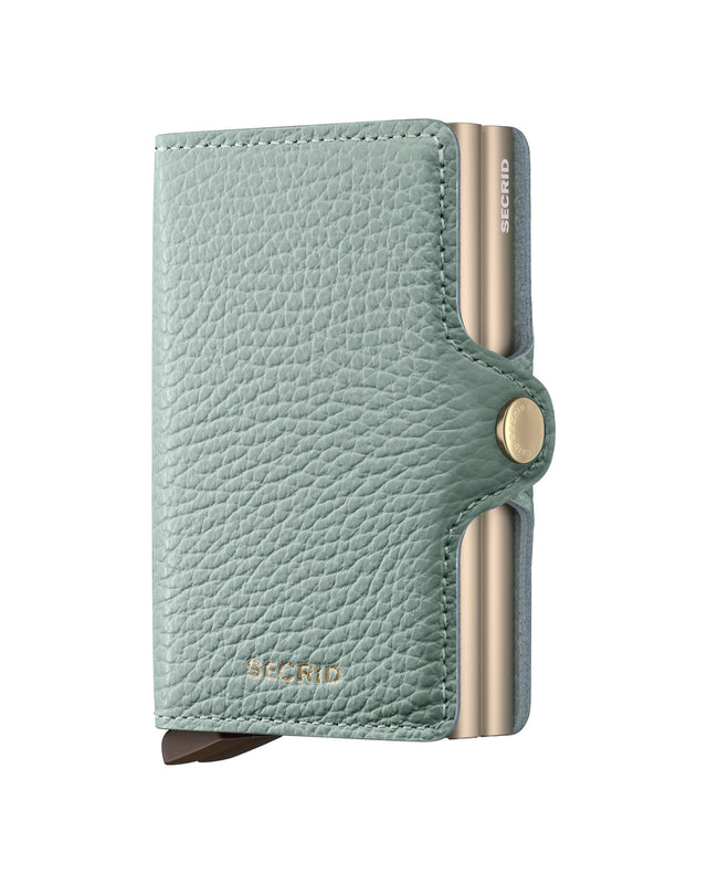 SECRID Twinwallet Leather - Pebble Sea Green | the OBJECT ROOM