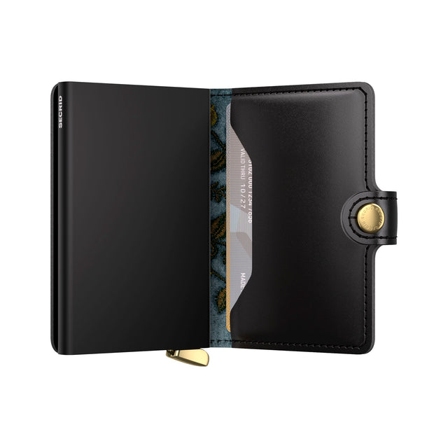 SECRID Premium Miniwallet - Stitch Floral Black + | the OBJECT ROOM