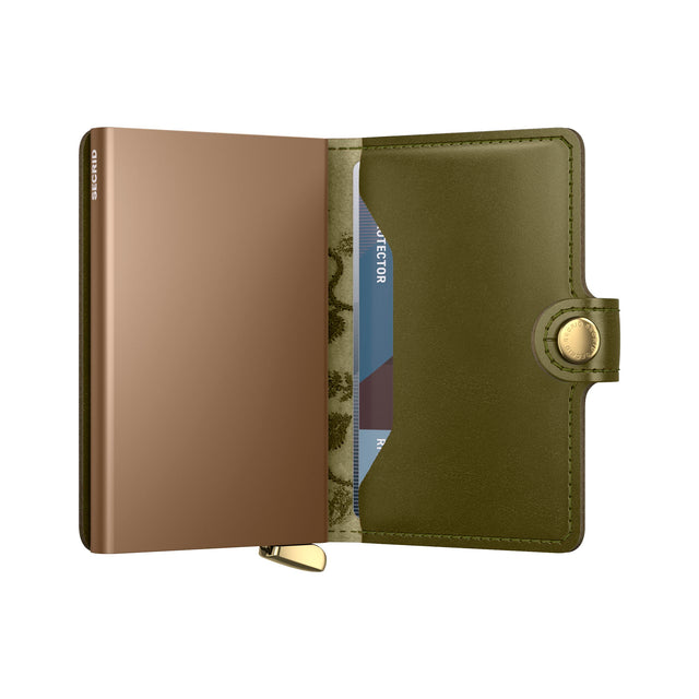 SECRID Premium Miniwallet - Stitch Floral Olive + | the OBJECT ROOM