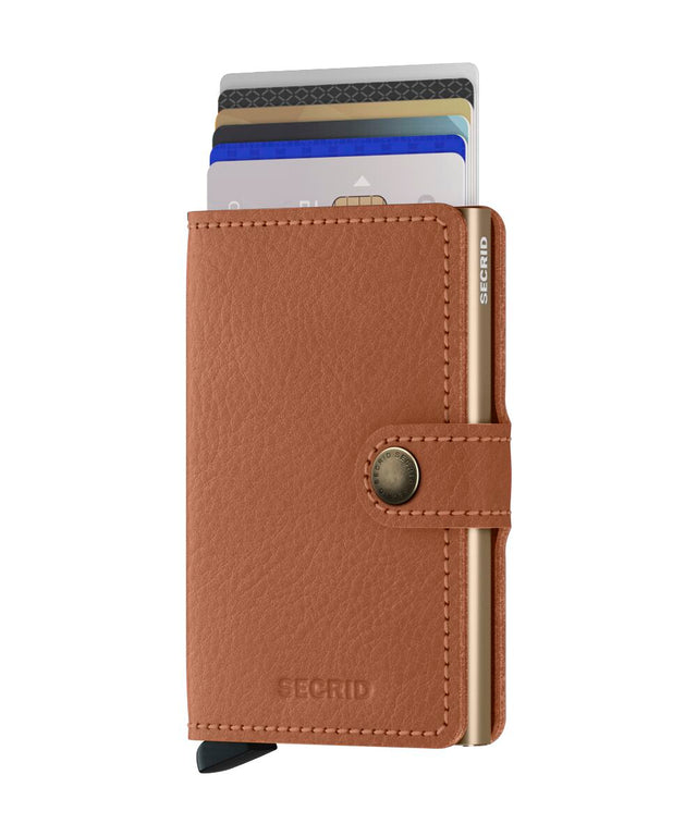 SECRID Miniwallet Leather - Veg Tanned Caramello-Sand | the OBJECT ROOM