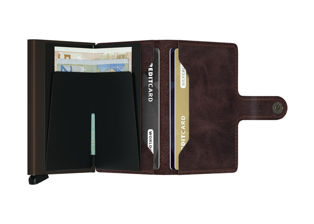 SECRID Miniwallet Vintage - Chocolate