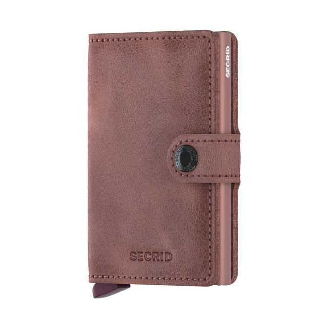 SECRID Miniwallet Leather - Vintage Mauve | the OBJECT ROOM
