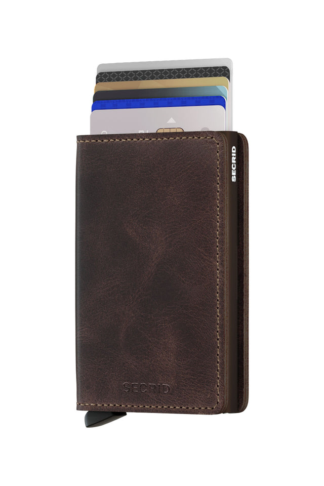 SECRID Slimwallet Vintage - Chocolate | the OBJECT ROOM