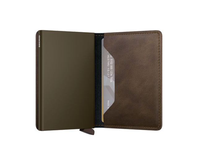 SECRID Slimwallet Vintage - Oak | the OBJECT ROOM