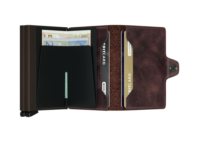 SECRID Twinwallet Vintage - Chocolate