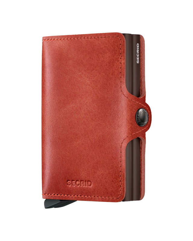 SECRID Twinwallet Leather - Vintage Orange | the OBJECT ROOM