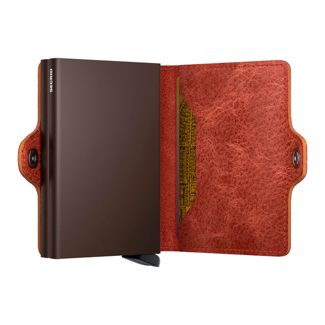 SECRID Twinwallet Leather - Vintage Orange | the OBJECT ROOM