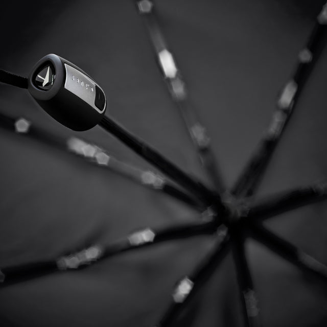SENZ Mini Automatic Umbrella - Pure Black Reflective | the OBJECT ROOM